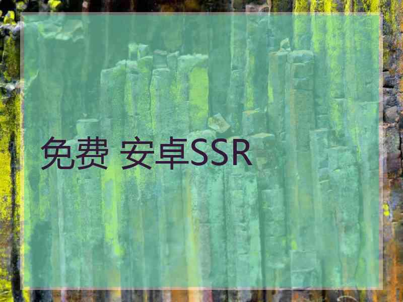 免费 安卓SSR