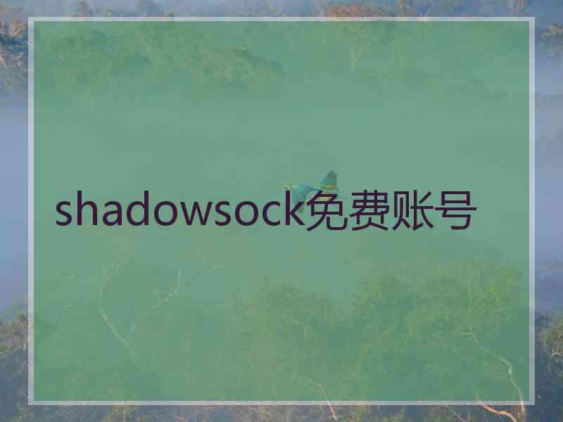 shadowsock免费账号